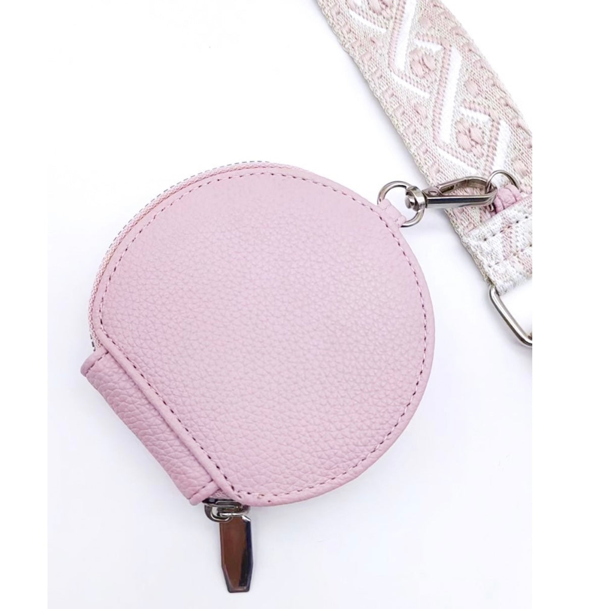 Leather Crossbody Duo Wallet Purse- 6 Colors