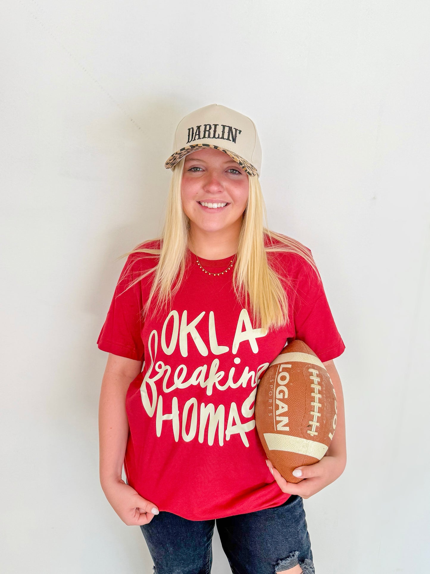 Okla Freaking Homa Tee- Red