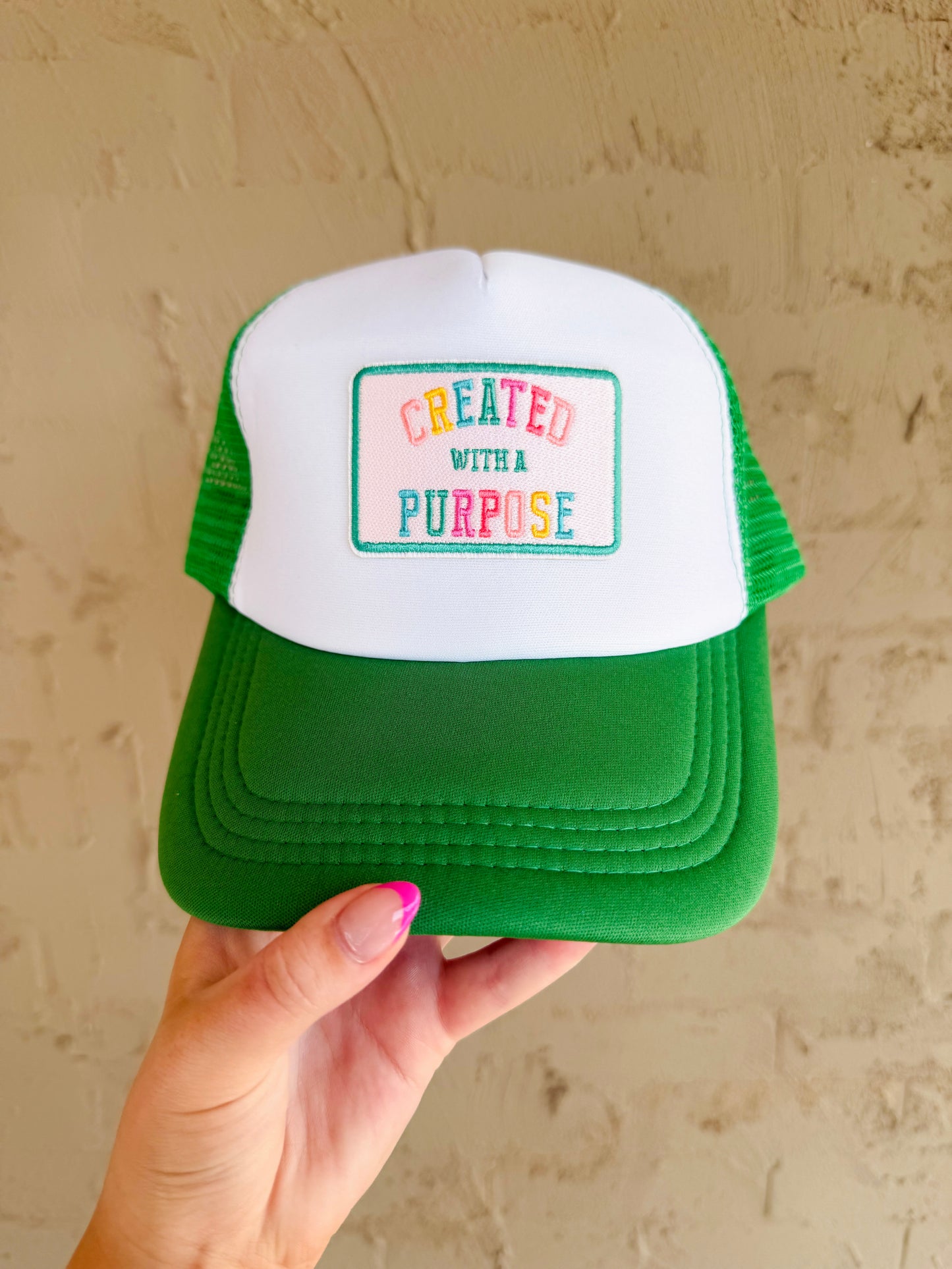 Created With A Purpose Trucker Hat