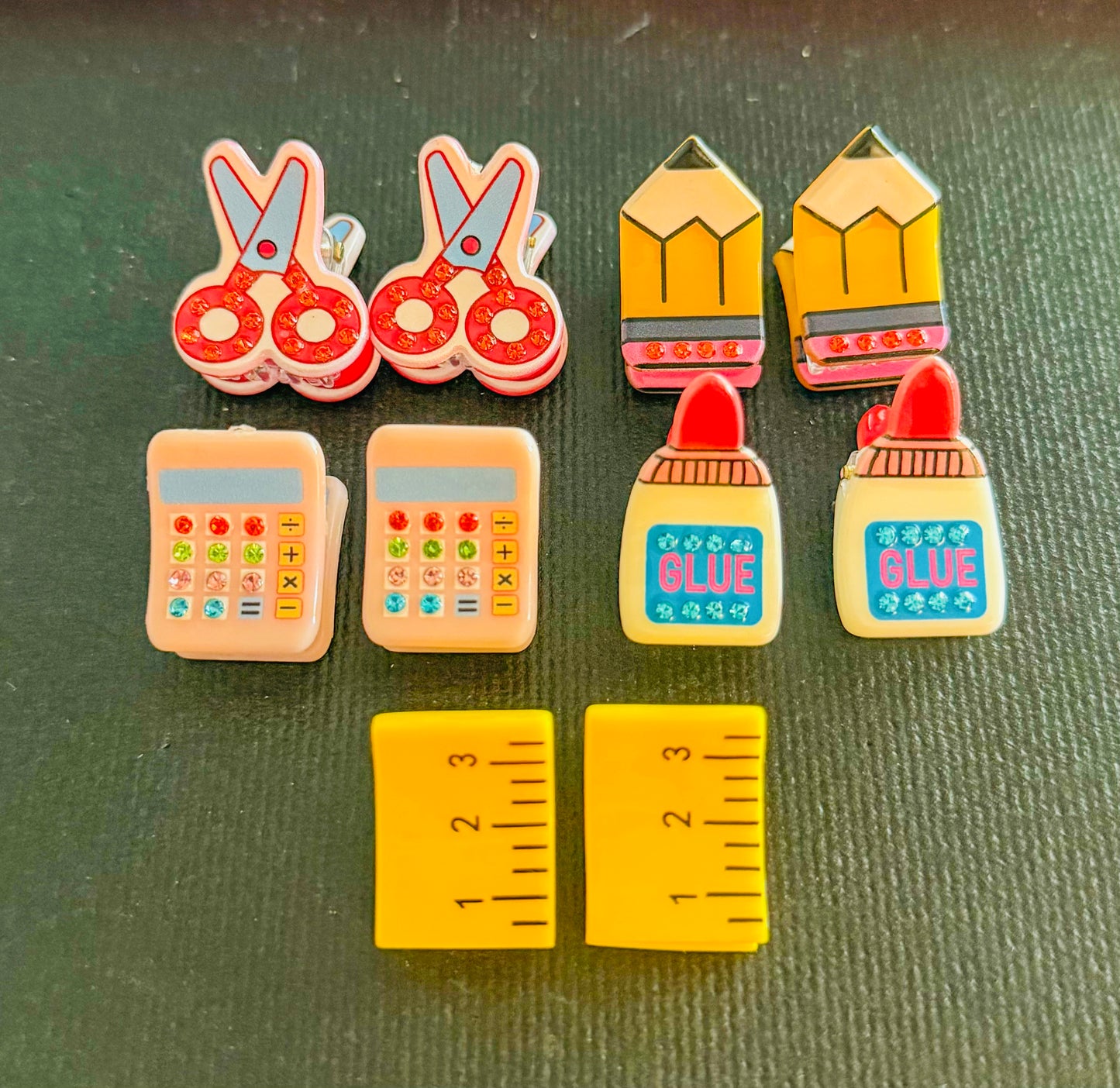 Mini Teacher Hair Clips