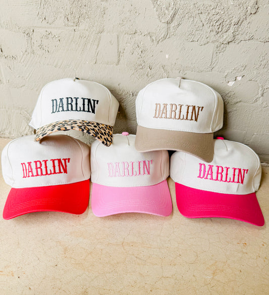 Darlin’ Canvas Trucker Hat- 5 Colors