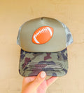 Camo & Football Trucker Hat