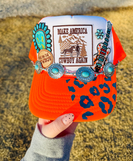 Make America Cowboy Again Trucker Hat