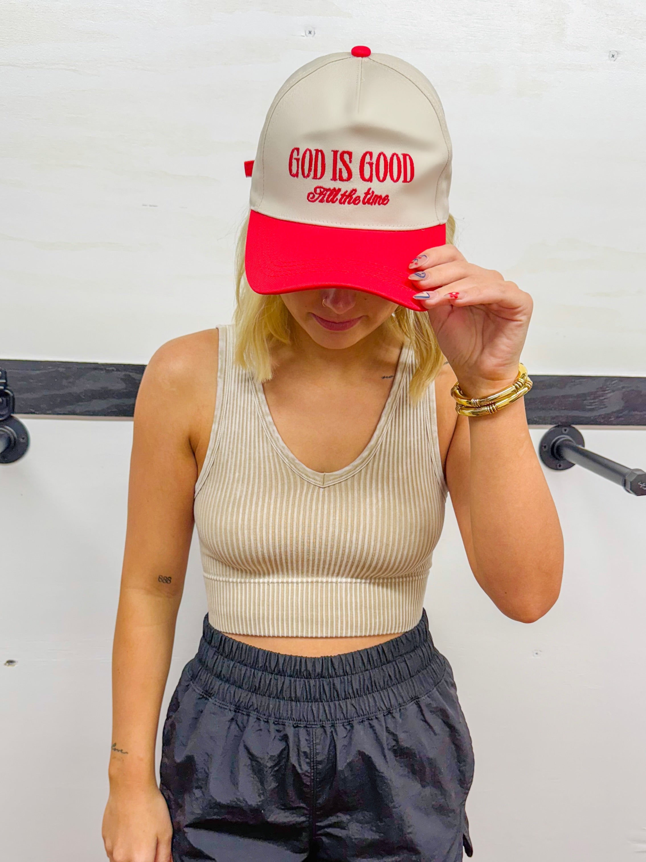 God Is Good All The Time Canvas Hat- 3 Colors