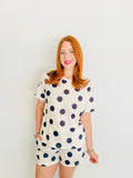 Polka Dot Tee & Short Set
