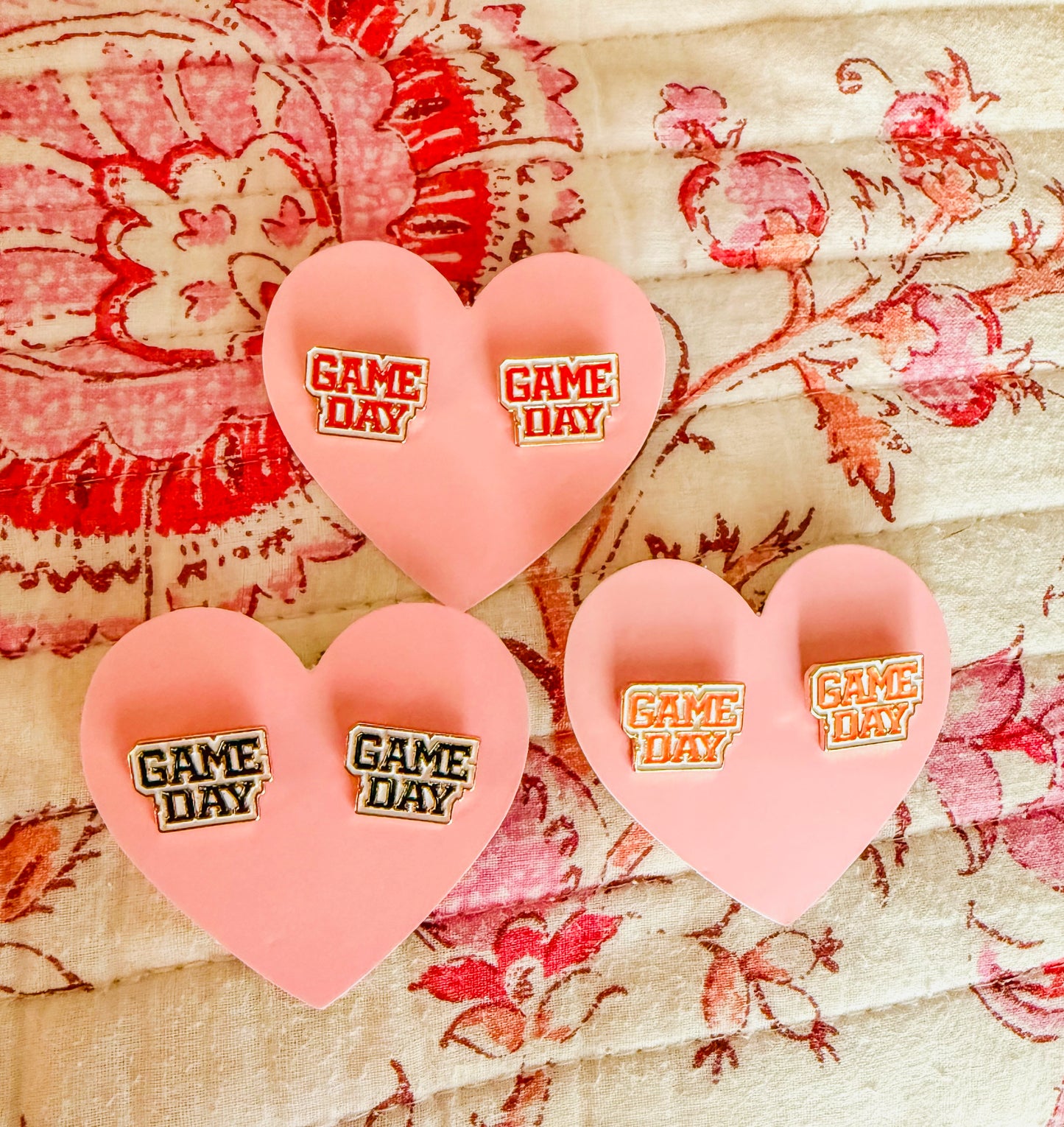 Game Day Stud Earrings- 3 Colors