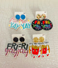 Dangle Fri-yay Teacher Earrings