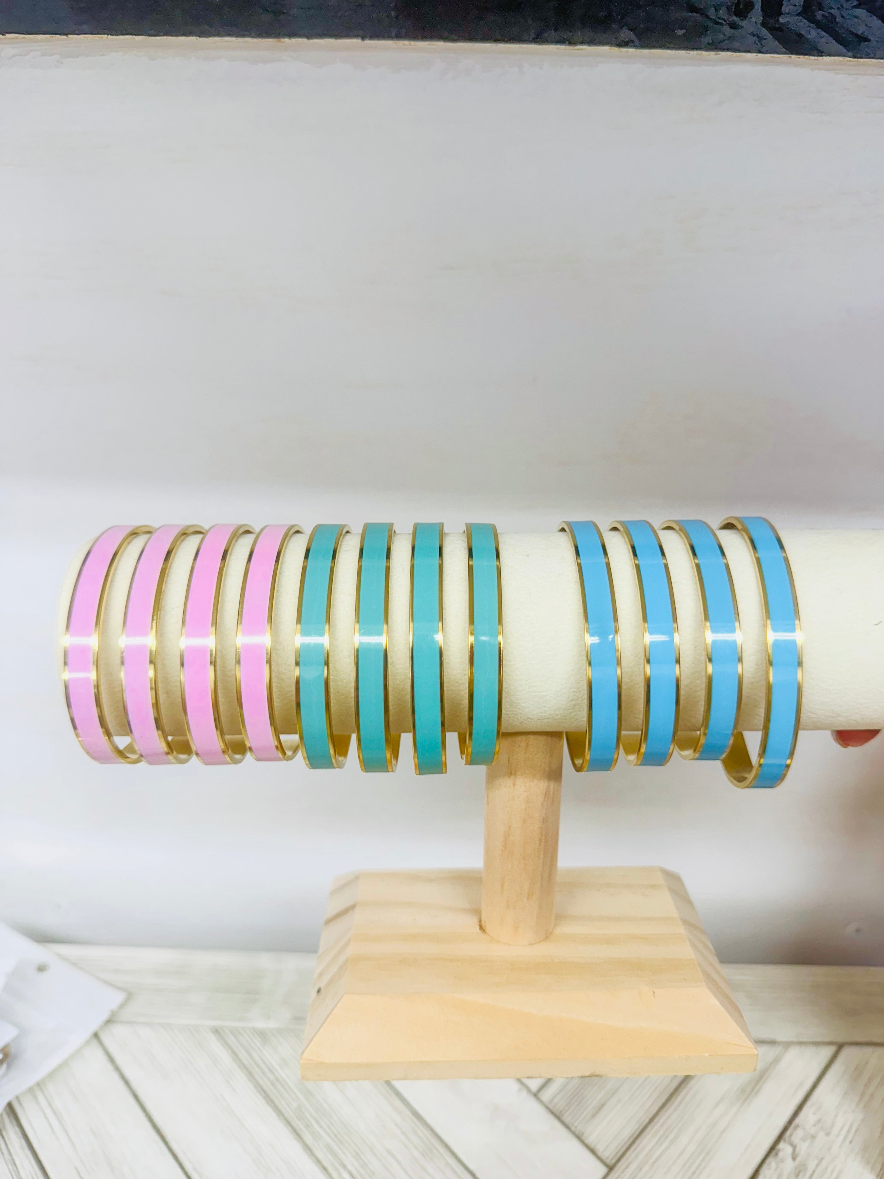 Gold Bangle Bracelets- 3 colors