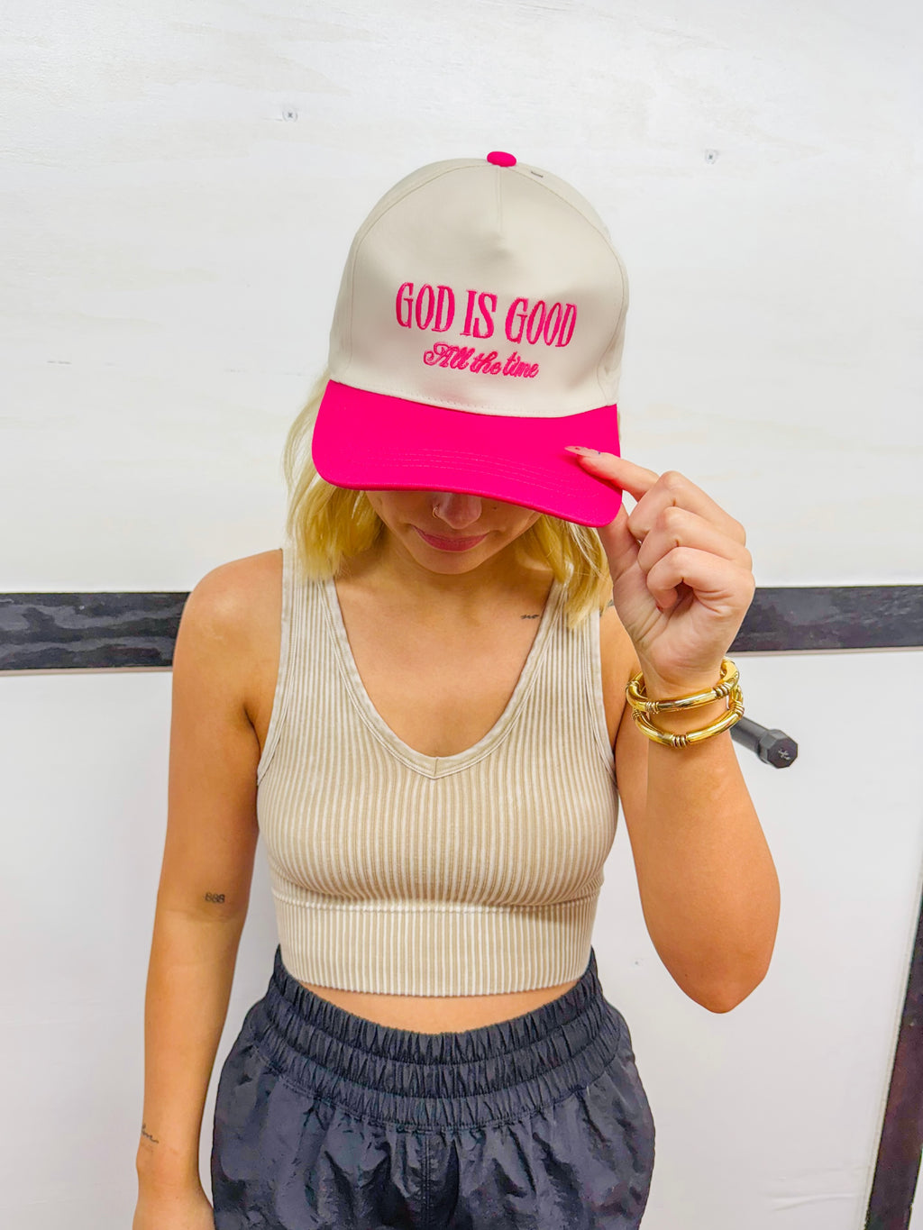 God Is Good All The Time Canvas Hat- 3 Colors