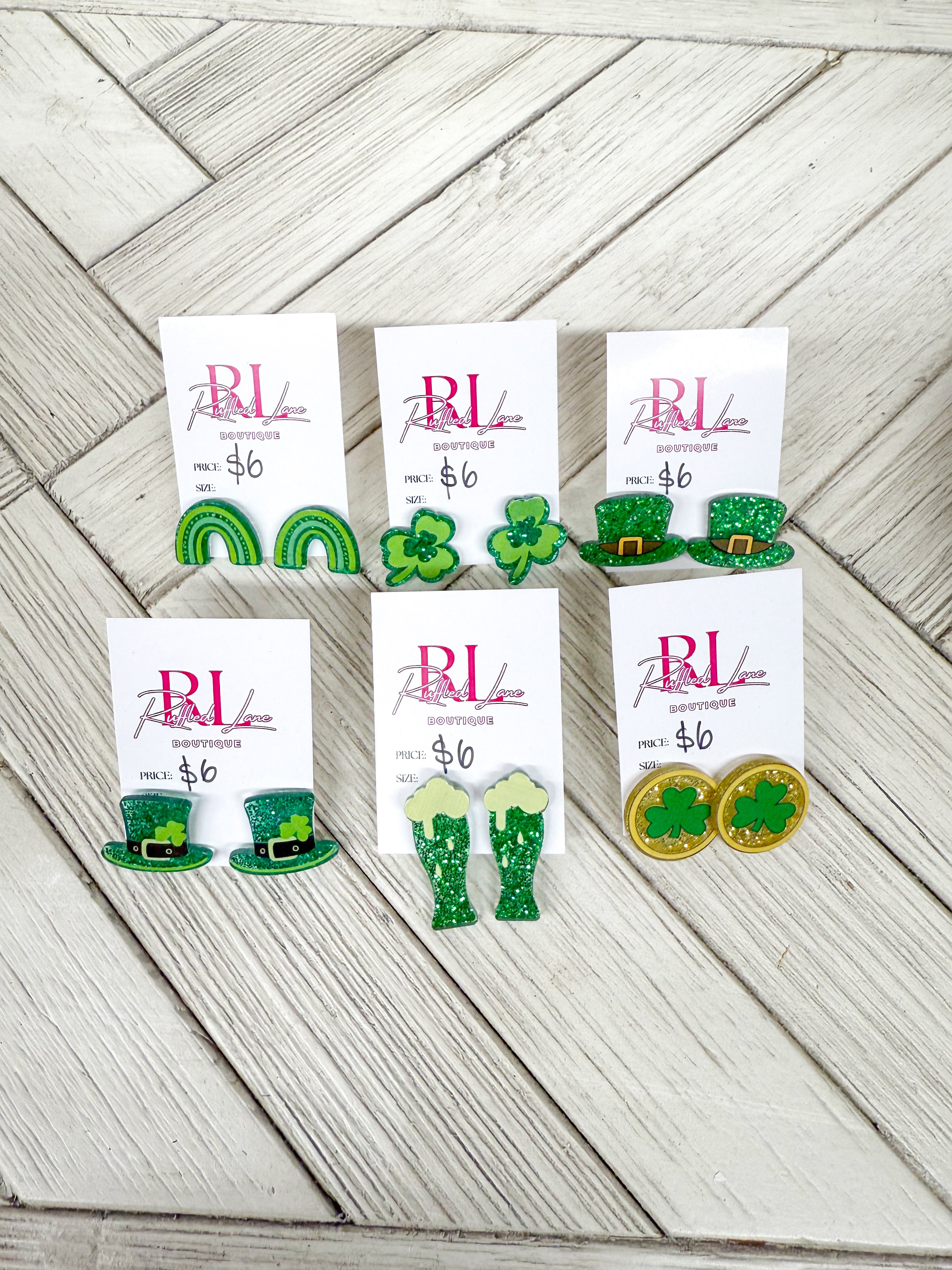 St. Patrick Stud Earrings