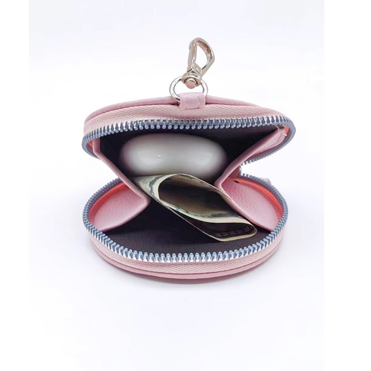 Leather Crossbody Duo Wallet Purse- 4 Colors