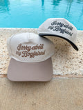 Sorry About My Boyfriend Canvas Hat