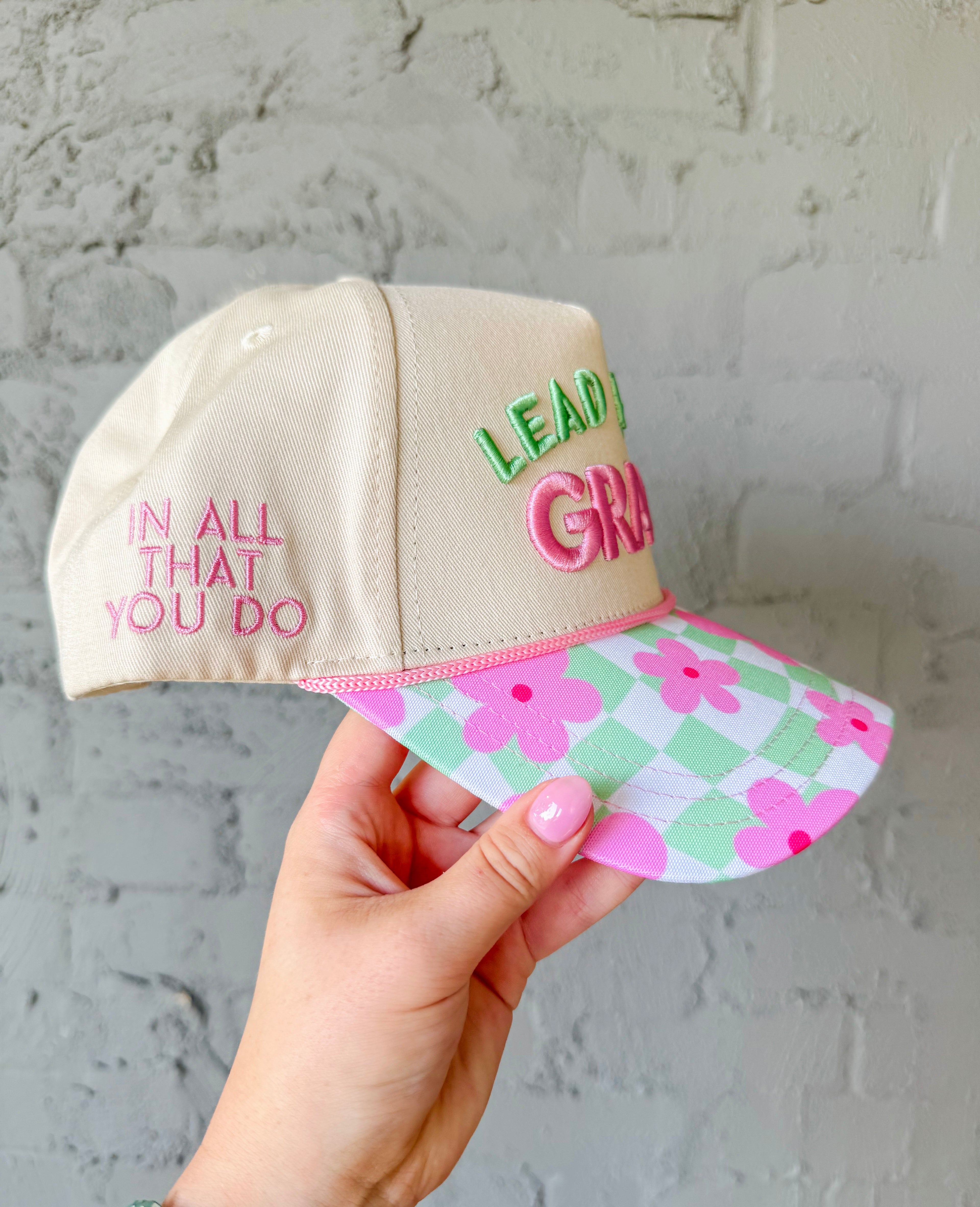 Lead with Grace Canvas Hat
