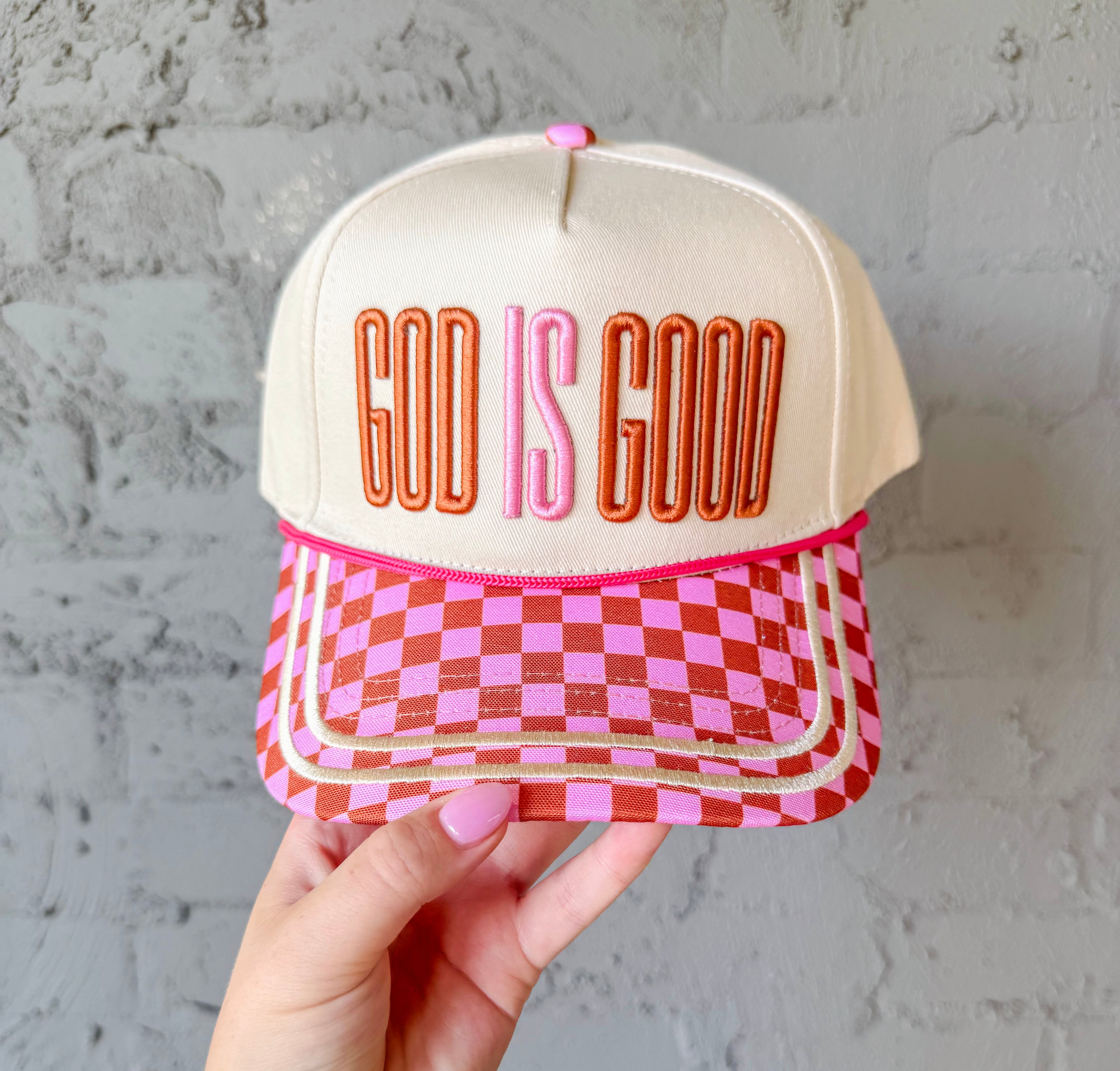 God is Good Canvas Hat