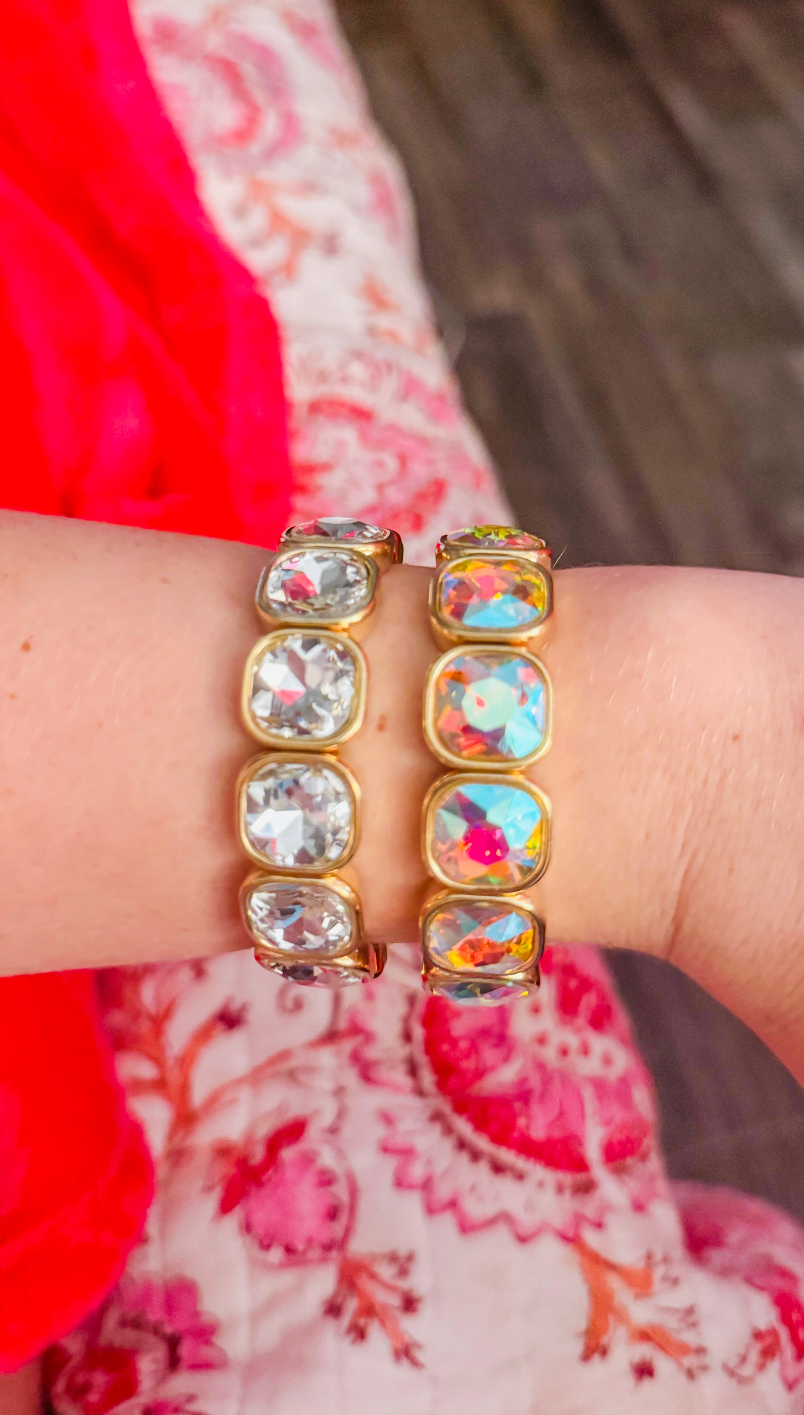 Rhinestone Stretchy Bracelete