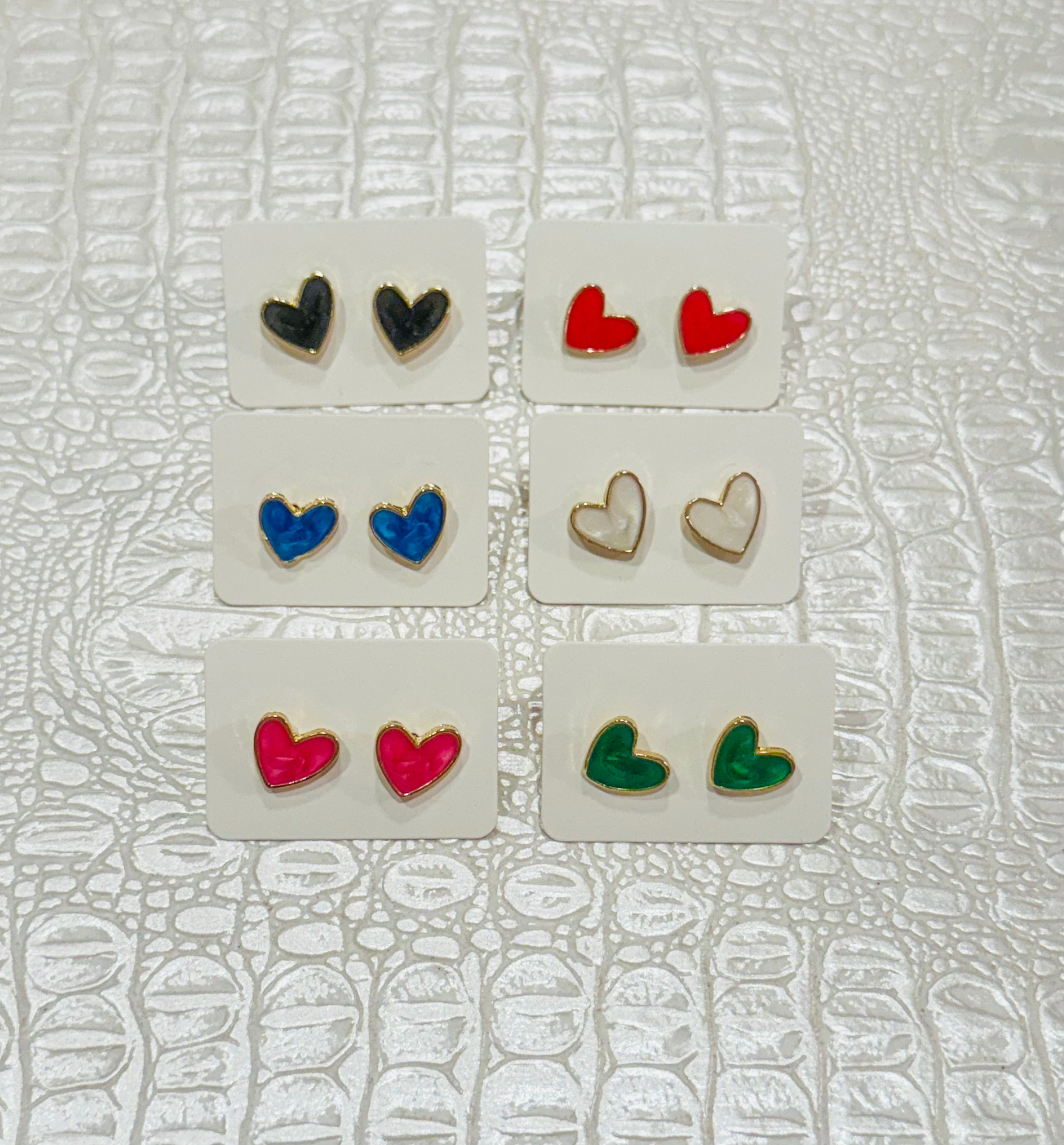 Heart Stud Earrings