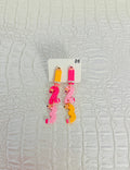 Dangle 123 Teacher Earrings