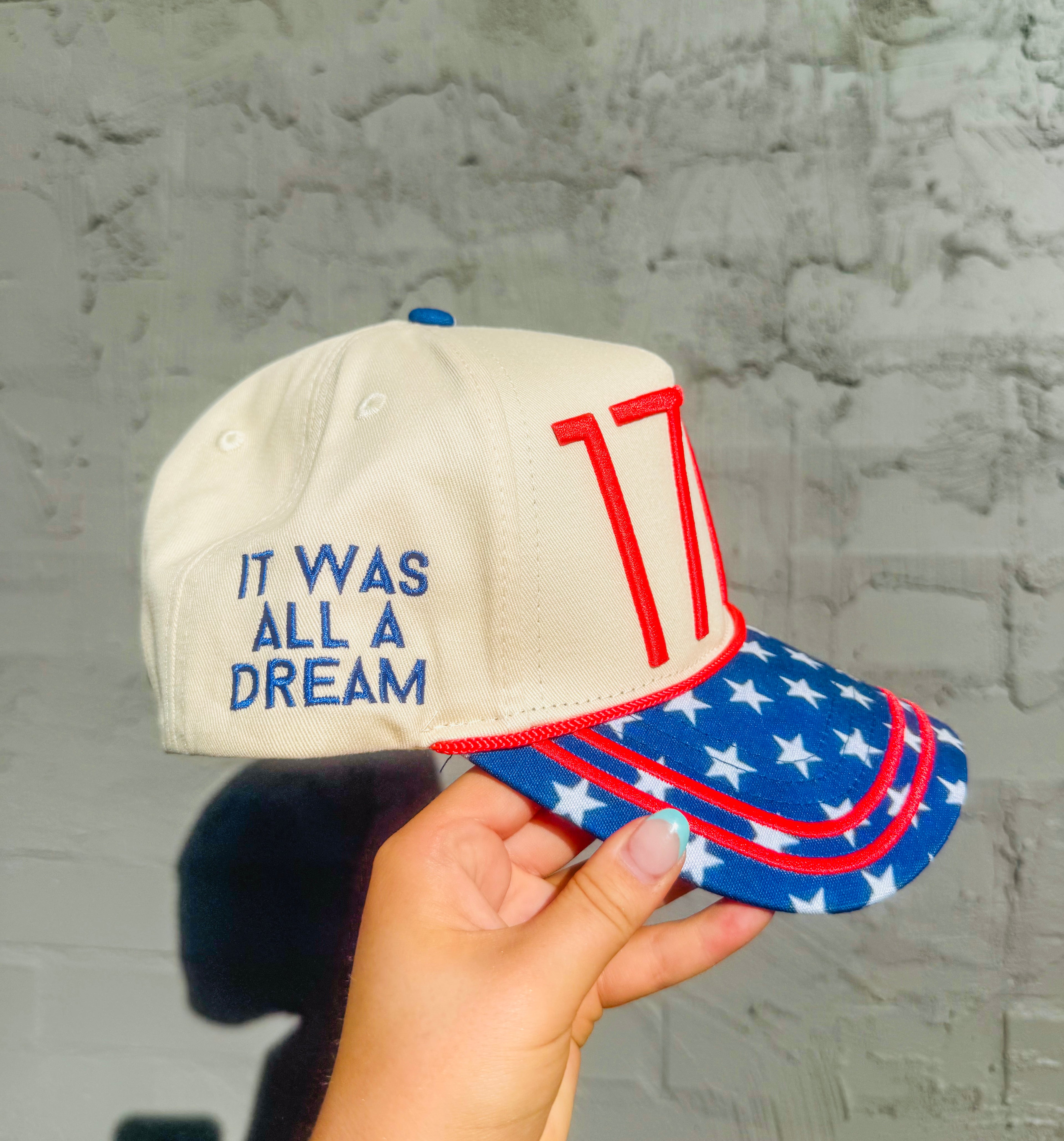 1776 USA Canvas Hat