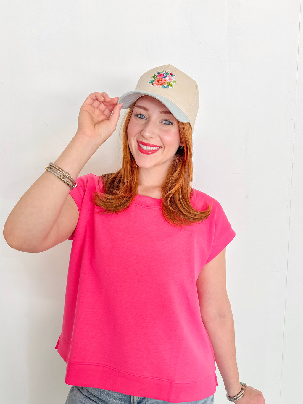 Scuba Short Sleeve Tee- Fuchsia