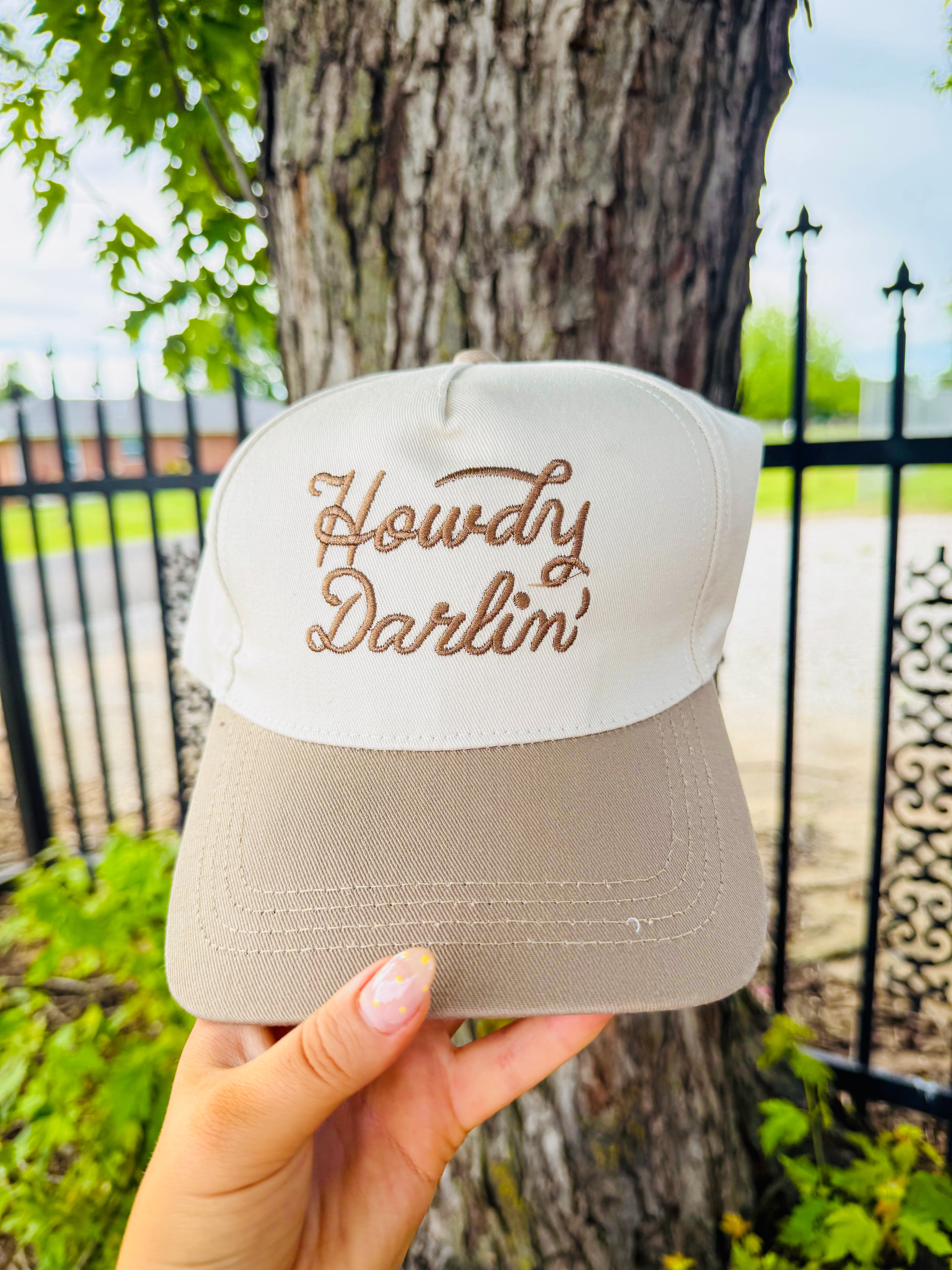 Howdy Darlin’ Canvas Hat- 5 Colors