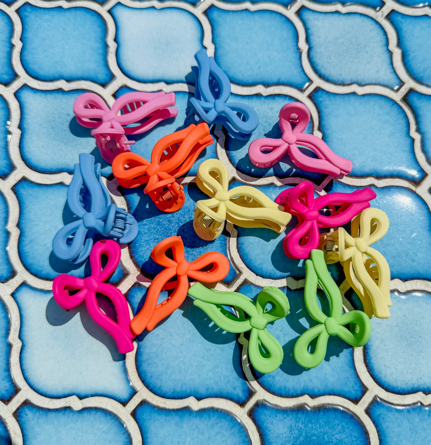 Mini Bow Claw Clips