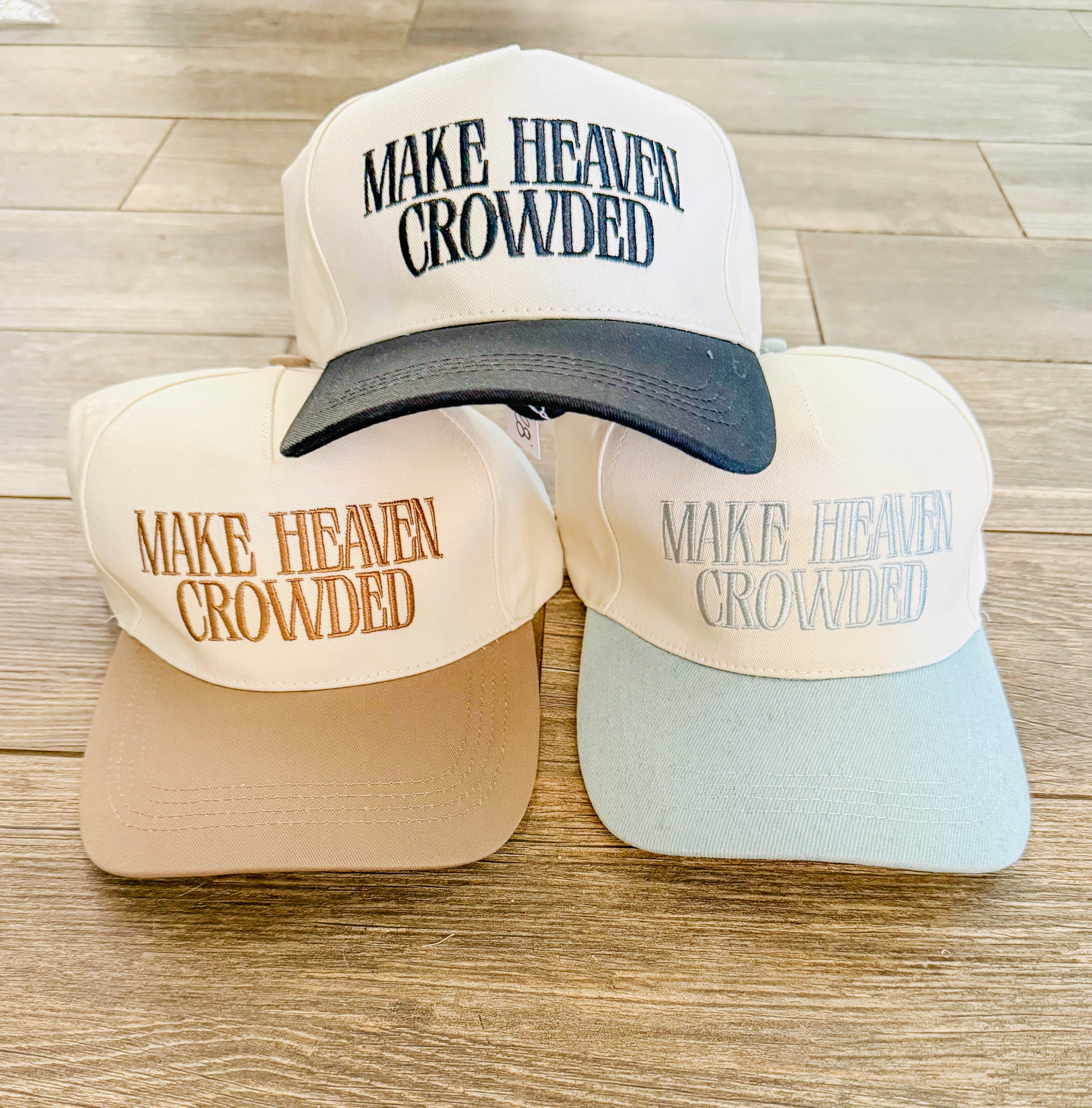 Make Heaven Crowded Canvas Hat- 3 colors ￼