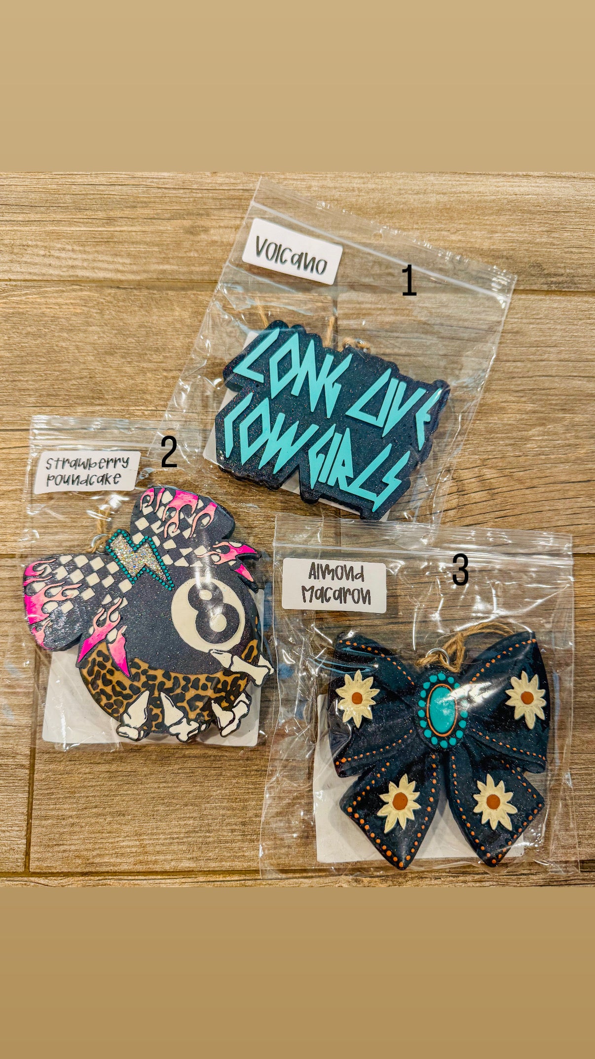Turquoise Western Car Freshies