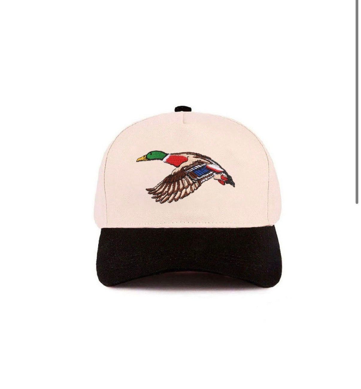 Mallard Duck Canvas Hat- Leopard/Black