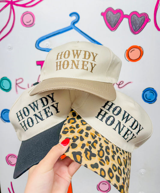 Howdy Honey Trucker Hat- 3 Colors