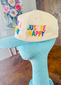 Make It A Good Day Colorful Canvas Hat