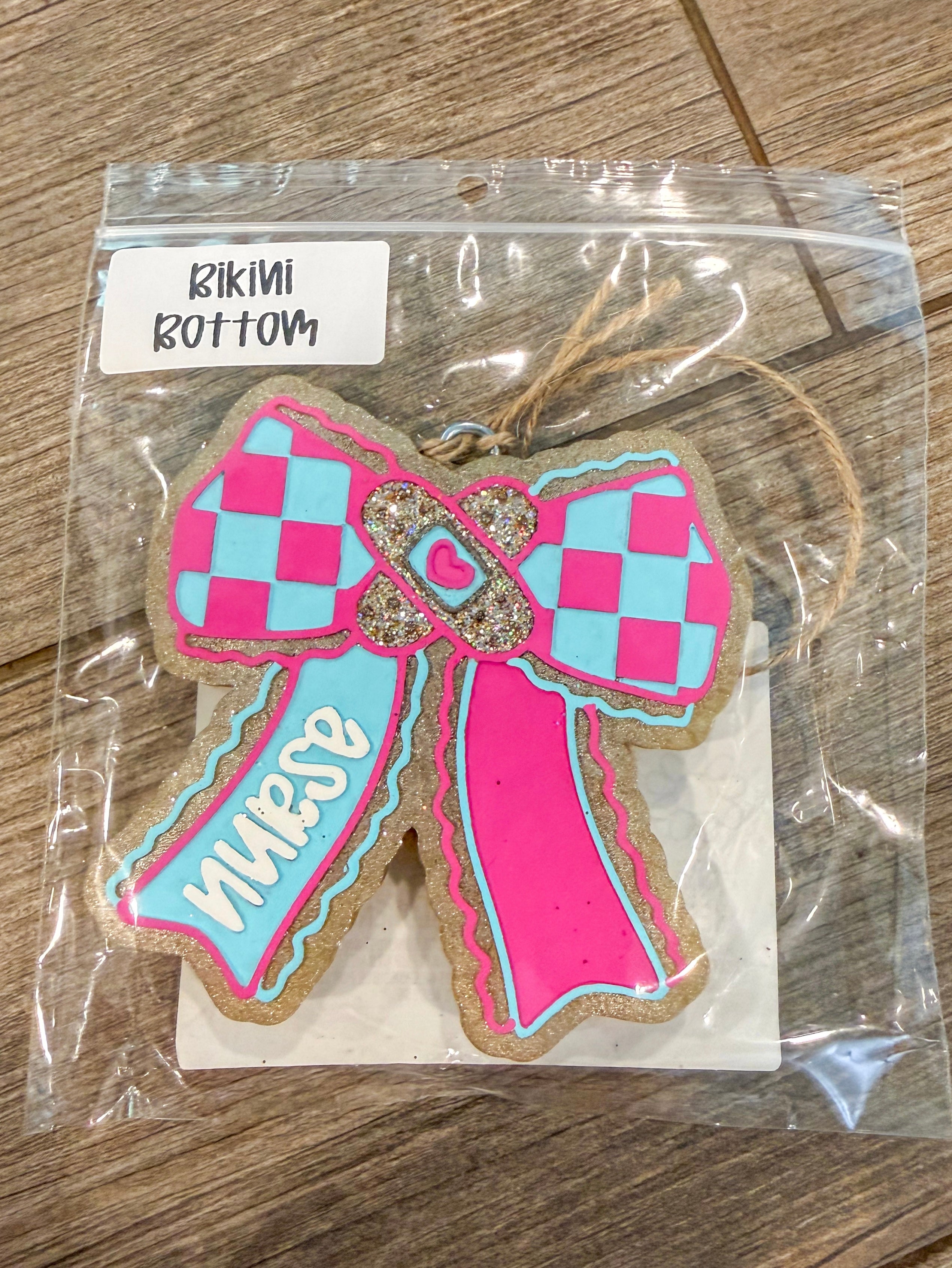 Nurse Bow Car Freshie
