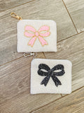 Beaded Bow Coin Purse