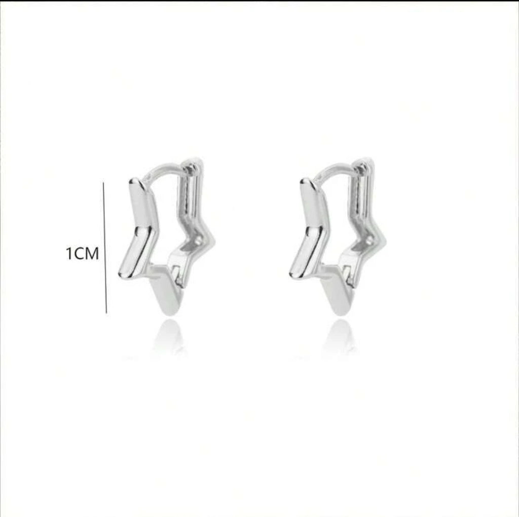 Mini Star Hoop Earrings