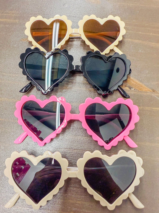Ruffled Heart Kid Sunnies