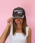 Literally just a Mom Canvas Hat- Leopard